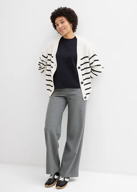 Maxi maglia corta in puro cotone biologico pesante, bonprix