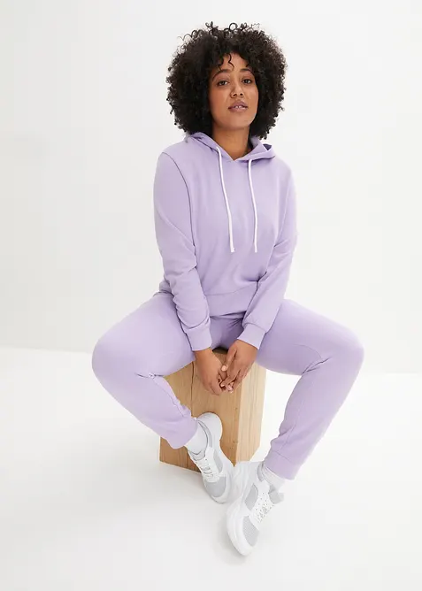 Tuta da jogging con cotone (set 2 pezzi), bonprix