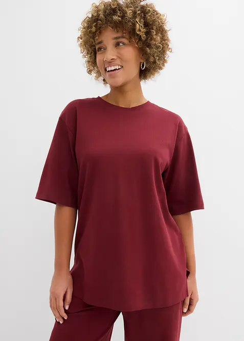 Maglia lunga in interlock, bonprix