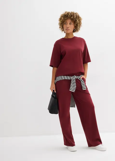 Maglia lunga in interlock, bonprix