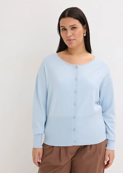 Cardigan in filato fine, bonprix