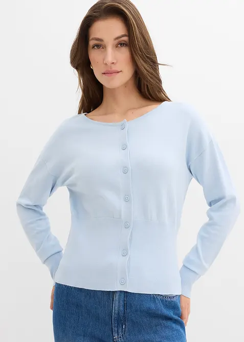 Cardigan in filato fine, bonprix