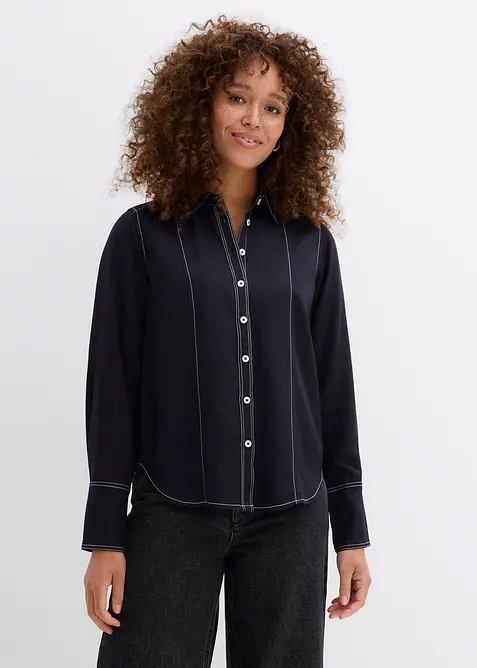 Blusa in viscosa fluente, bonprix