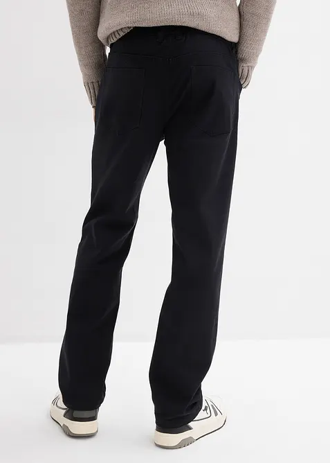 Pantaloni relaxed fit elasticizzati con elastico in vita, straight, bonprix