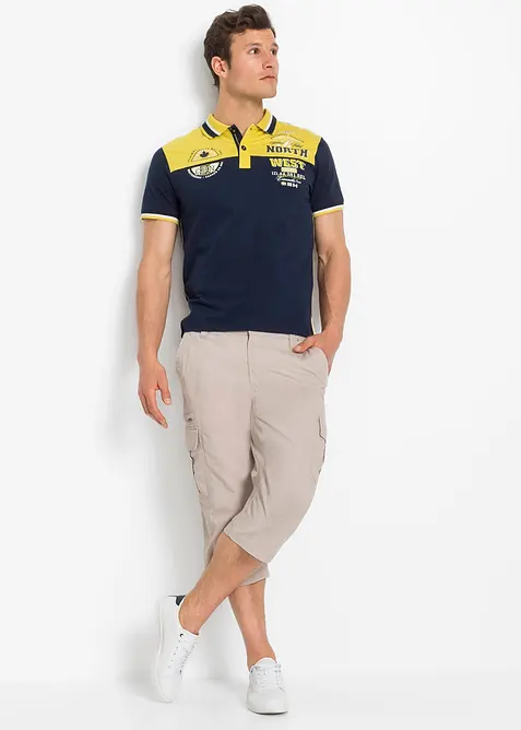 Bermuda cargo lunghi in puro cotone, regular fit, bonprix