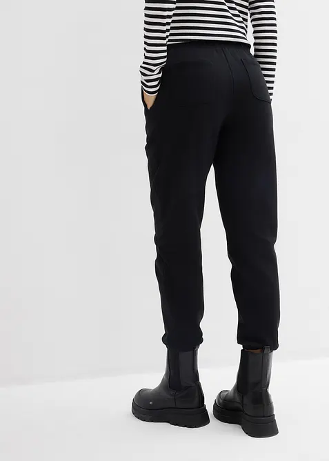 Pantaloni in felpa di puro cotone biologico (pacco da 2), bonprix