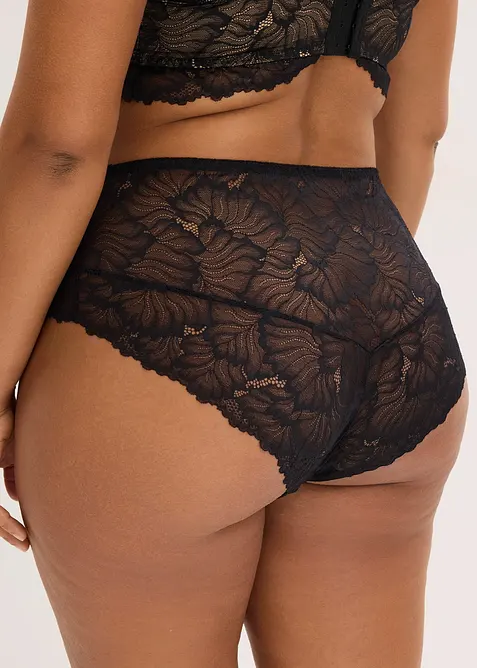 Culotte a vita alta in pizzo delicato, bonprix