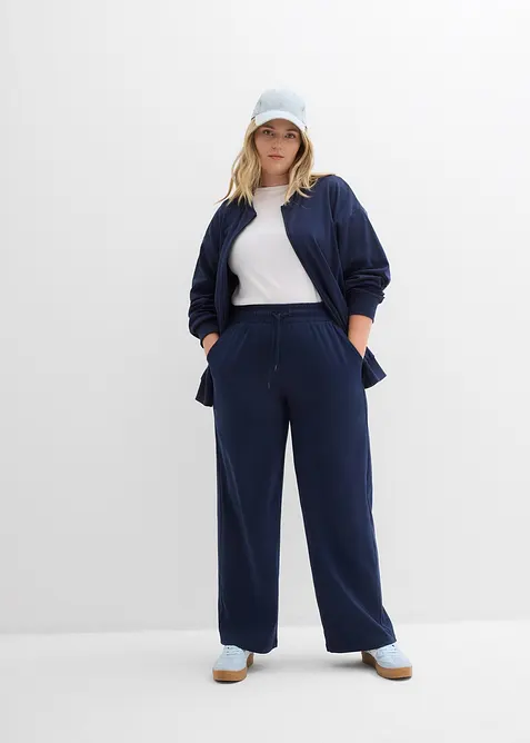 Pantaloni in jersey interlock, bonprix
