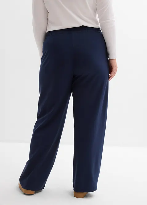 Pantaloni in jersey interlock, bonprix