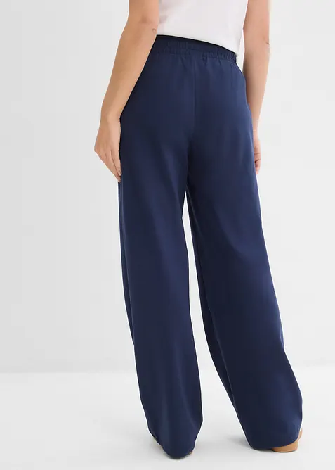 Pantaloni in jersey interlock, bonprix