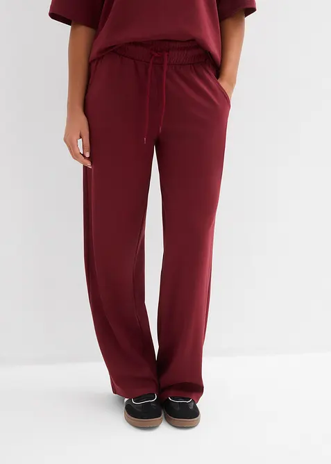 Pantaloni in jersey interlock, bonprix
