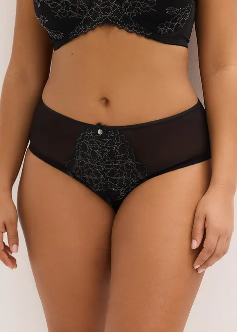 Slip alto con pizzo delicato, bonprix
