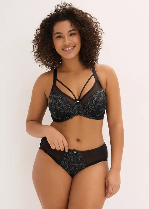 Slip alto con pizzo delicato, bonprix