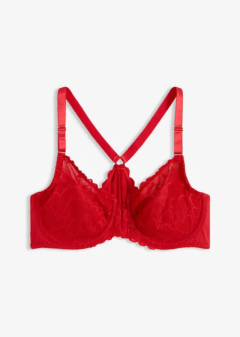 Reggiseno con chiusura anteriore e pizzo delicato, bonprix