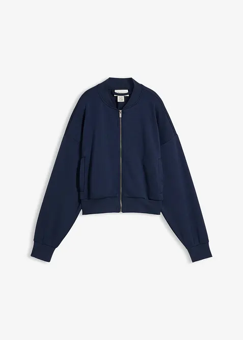 Bomber in morbida felpa  misto viscosa, bonprix