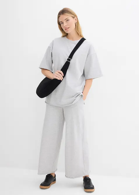 Felpa lunga in puro cotone, bonprix