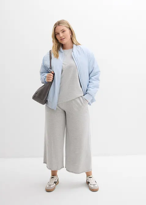 Felpa lunga in puro cotone, bonprix