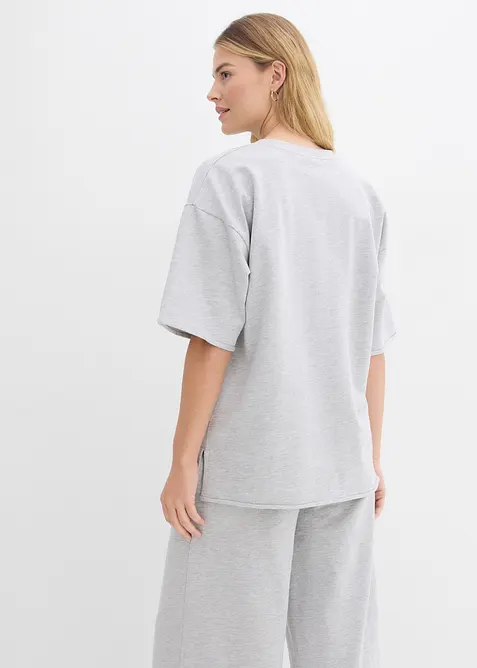 Felpa lunga in puro cotone, bonprix