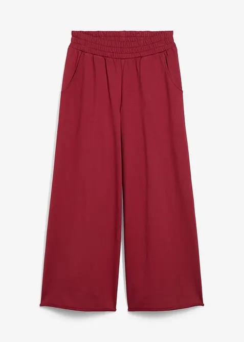 Pantaloni 7/8 in felpa di cotone biologico, bonprix