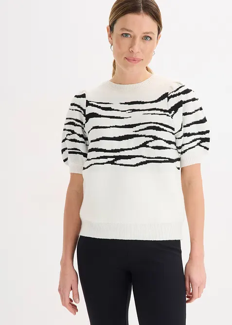 Maglione con maniche a sbuffo, bonprix