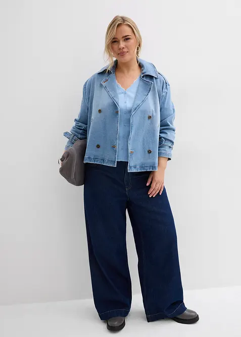 Maglia 2 in 1 in puro cotone, bonprix