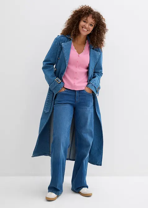 Maglia 2 in 1 in puro cotone, bonprix