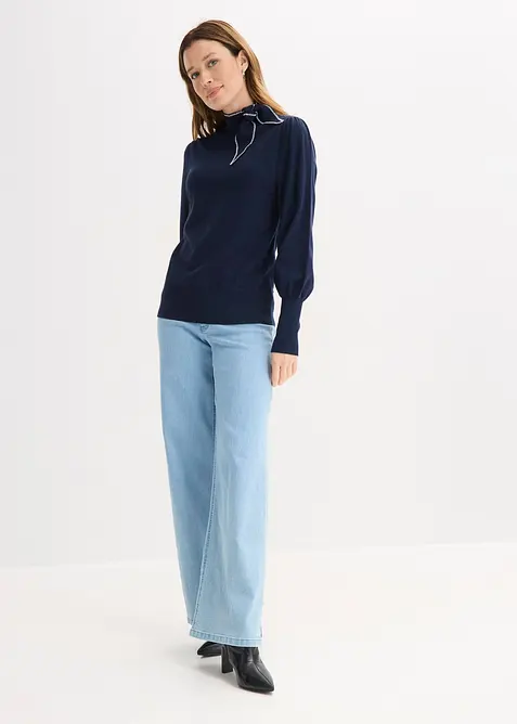 Maglione in misto viscosa, bonprix