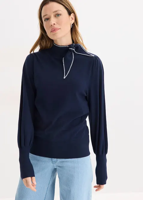 Maglione in misto viscosa, bonprix