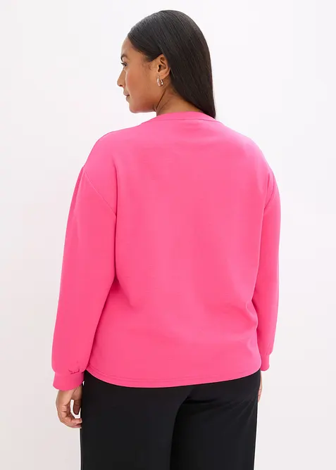 Felpa con applicazione, bonprix