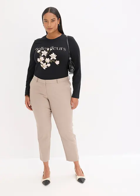 Maglia a maniche lunghe con cotone biologico, bonprix