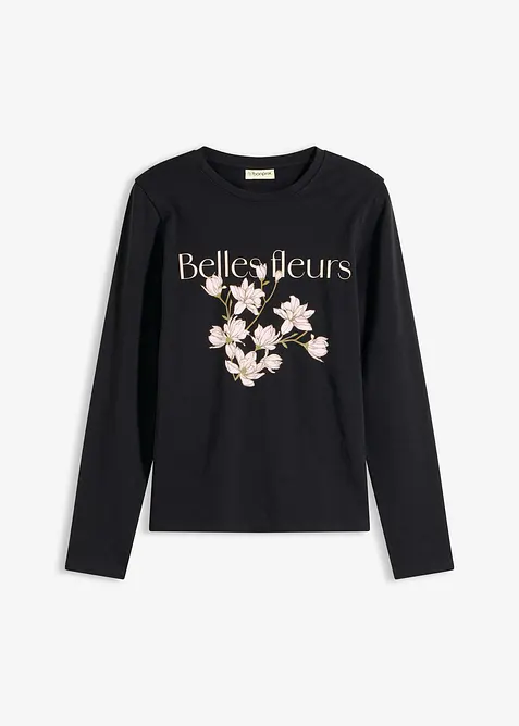 Maglia a maniche lunghe con cotone biologico, bonprix