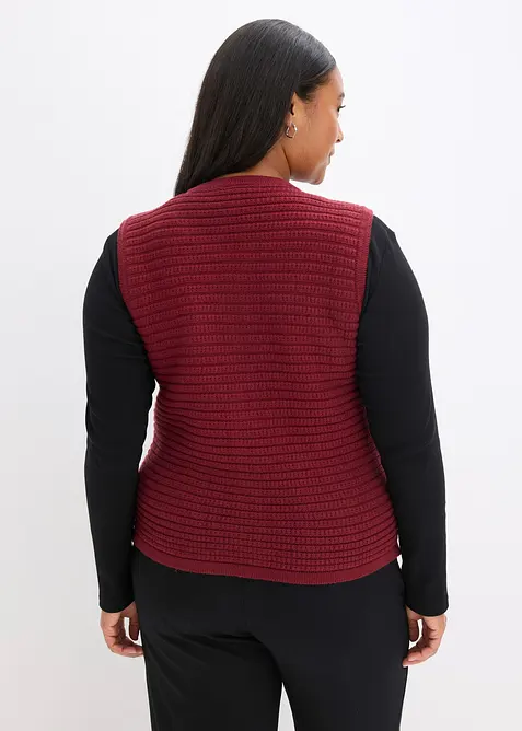 Gilet in maglia di misto viscosa, bonprix