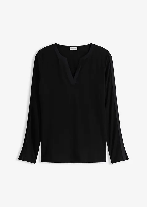 Maglia a maniche lunghe con spacchi a fondo manica, bonprix