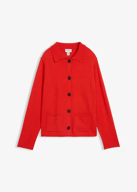 Cardigan in misto viscosa, bonprix