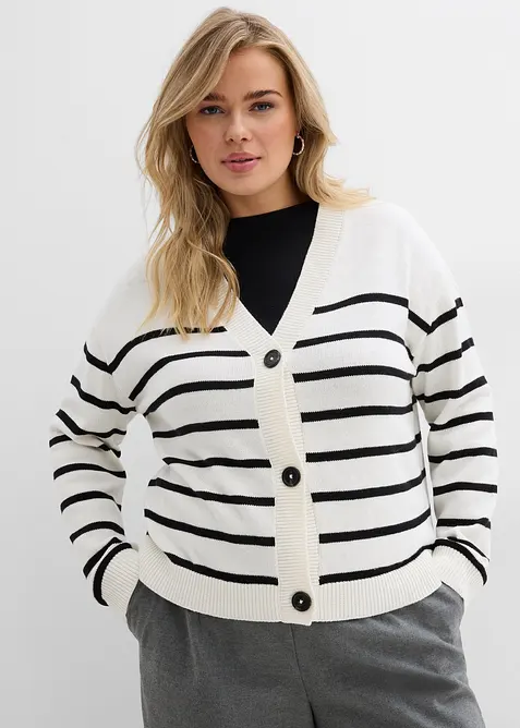 Cardigan in misto cotone, bonprix