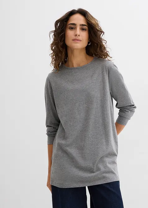 Maglia lunga in puro cotone biologico, bonprix