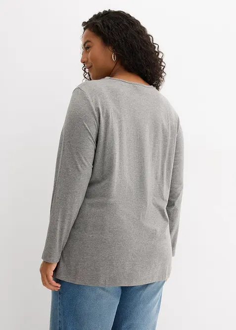 Maglia lunga in puro cotone biologico, bonprix