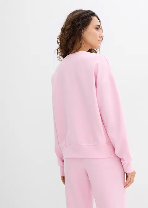 Felpa in morbido tessuto effetto neoprene, bonprix