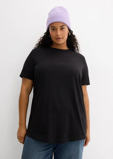 Maglia lunga in puro cotone (pacco da 2), bonprix