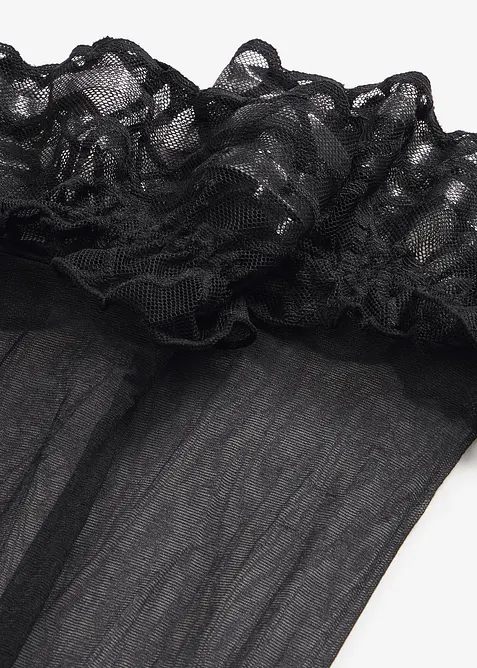 Autoreggenti con pizzo 20 den, bonprix