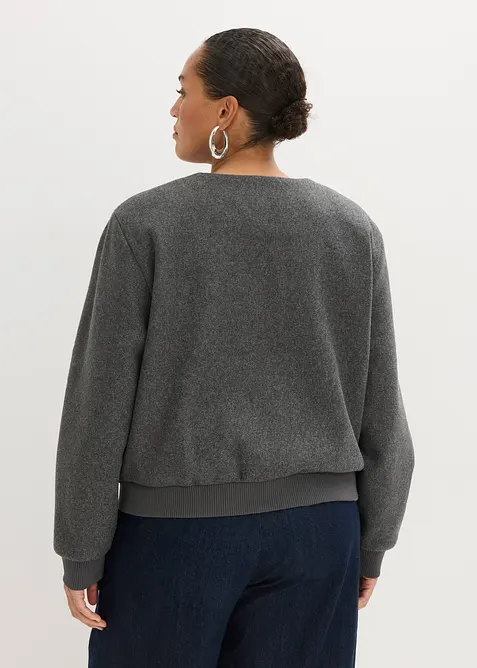 Bomber in boucl&eacute; morbido, bonprix