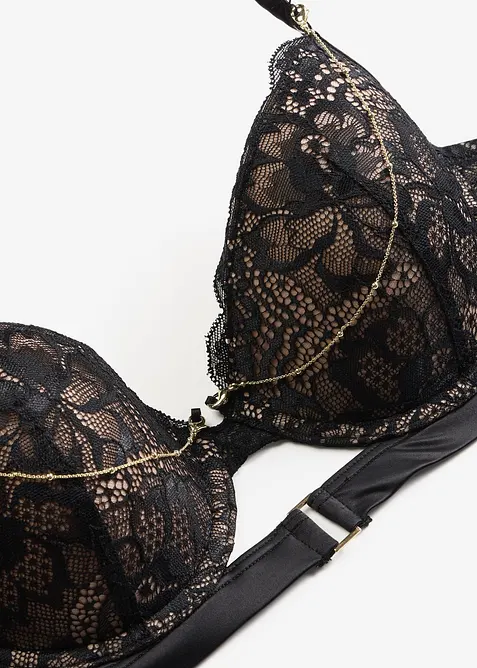 Reggiseno con coppe preformate e catenella rimovibile, bonprix