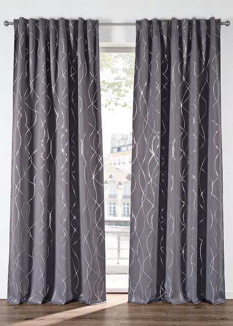 Tenda semioscurante lucida, disponibile anche extra lunga (pacco da 1), bonprix