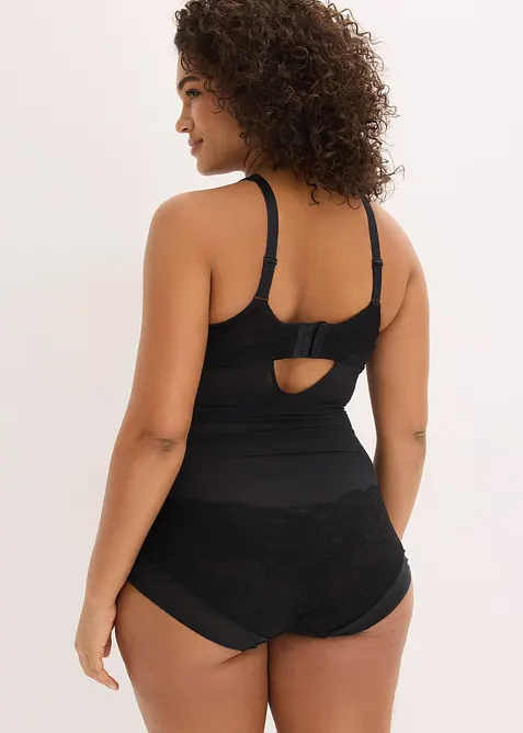 Body con pizzo ed effetto modellante leggero, bonprix