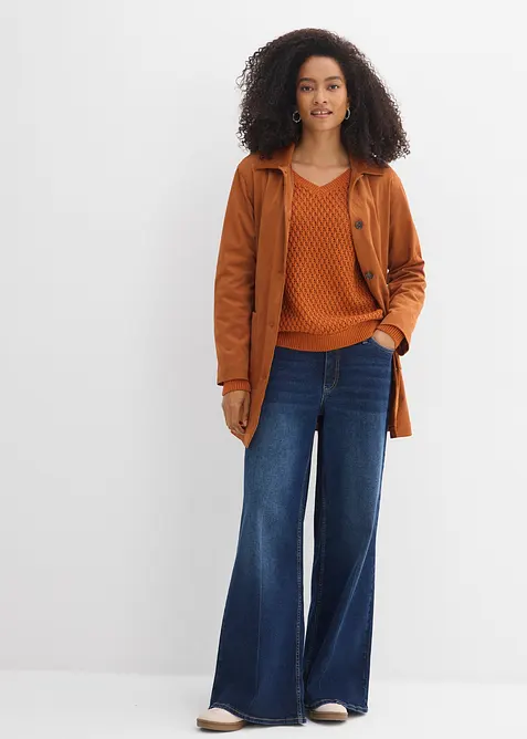 Maglione in misto cotone, bonprix