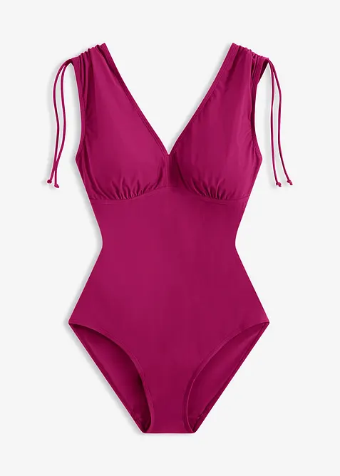 Costume intero con spalline larghe ed effetto modellante leggero, bonprix