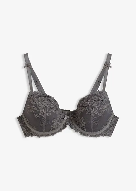 Reggiseno con coppe preformate in pizzo fine, bonprix