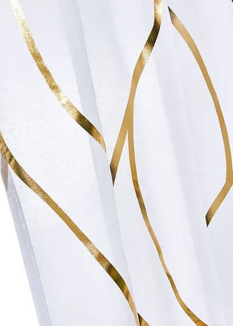 Tenda con fantasia lucida e passanti nascosti (pacco da 1), bonprix