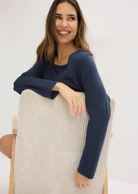 Camicia da notte in morbido cotone, bonprix