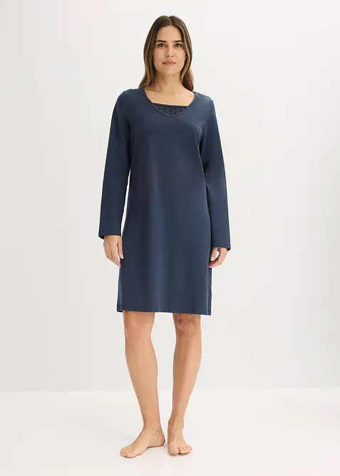 Camicia da notte in morbido cotone, bonprix